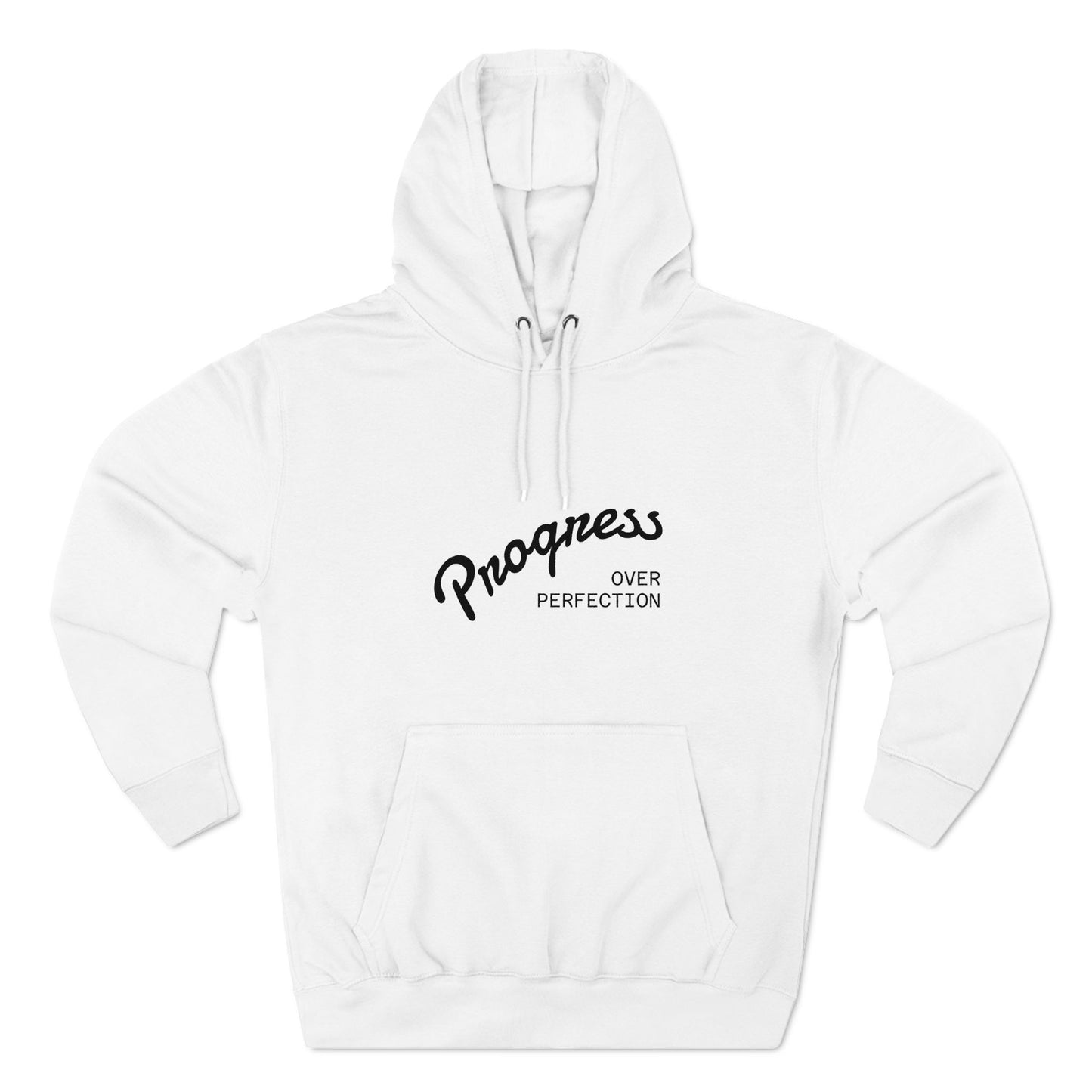 Progress Over Perfection Hoodie | Motivational Pullover Sweatshirt Unisex