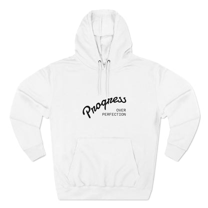 Progress Over Perfection Hoodie | Motivational Pullover Sweatshirt Unisex