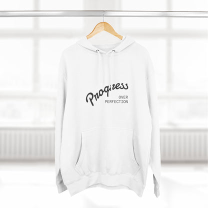 Progress Over Perfection Hoodie | Motivational Pullover Sweatshirt Unisex