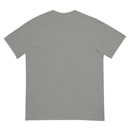 Growth & Discipline t-shirt back view grey garment-dyed heavyweight cotton